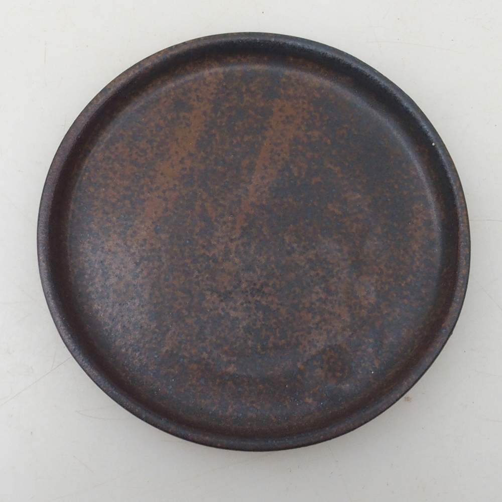 Bonsai-Schale rund D6-S - 10 x 10 x 1 cm - braun