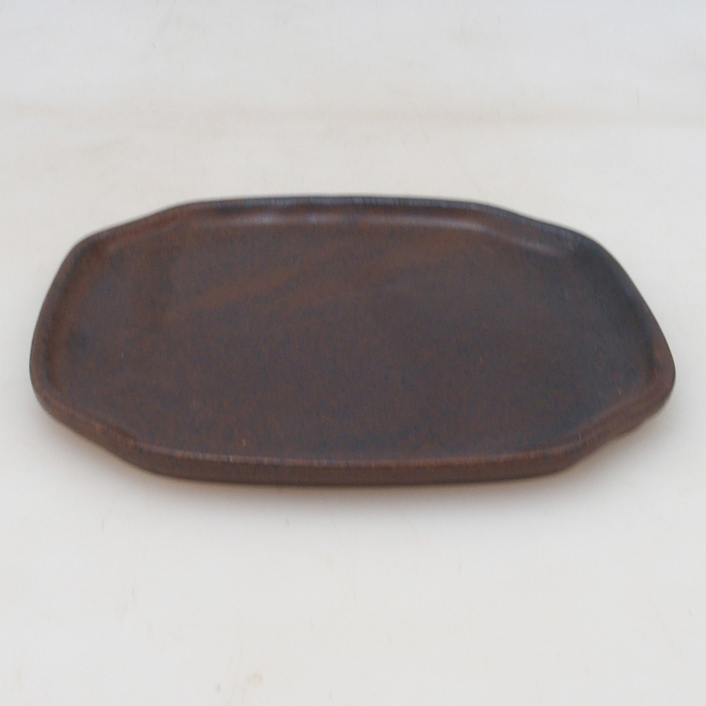 Keramikschale H31 – 15 x 13 x 1 cm – braun