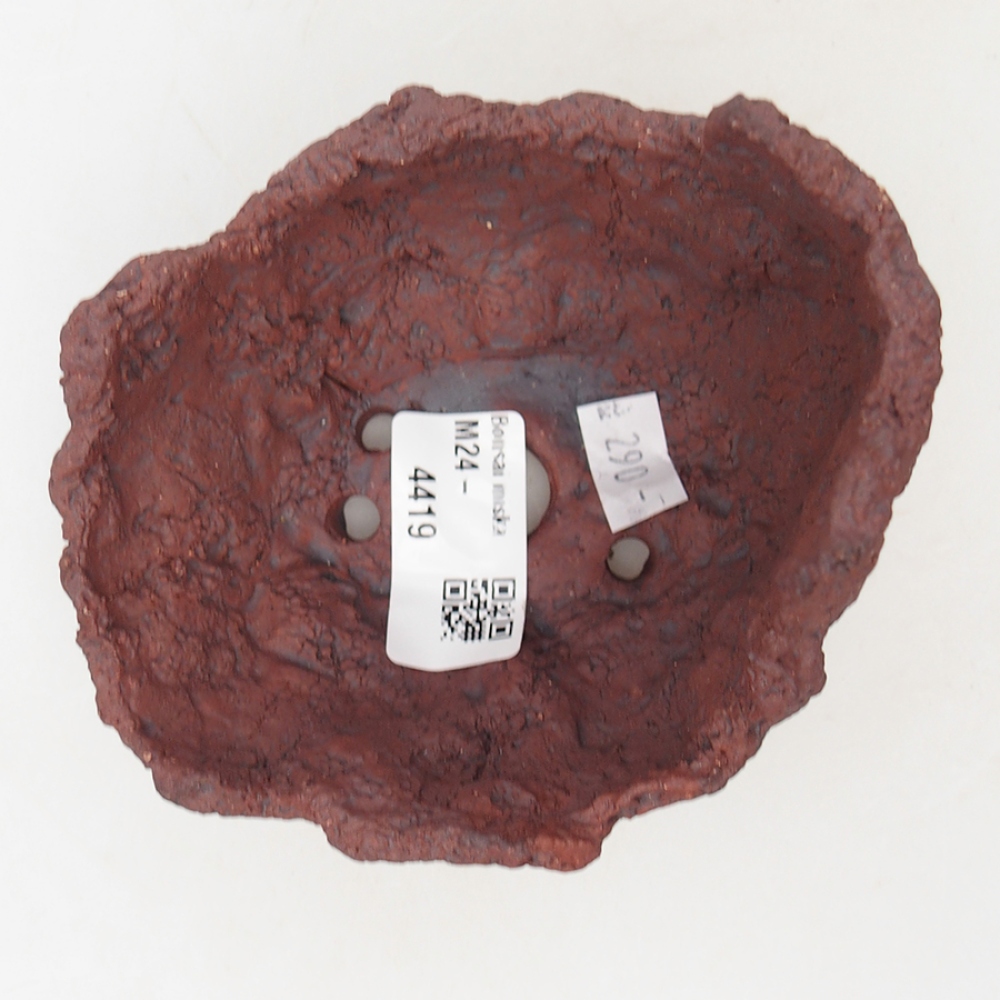 Keramikschale 10 x 9 x 9 cm, braun Farbe