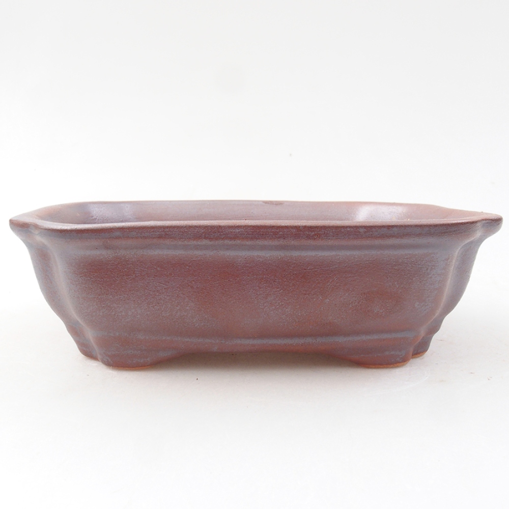 Keramik-Bonsaischale 16 x 12 x 5 cm, Farbe metallishe