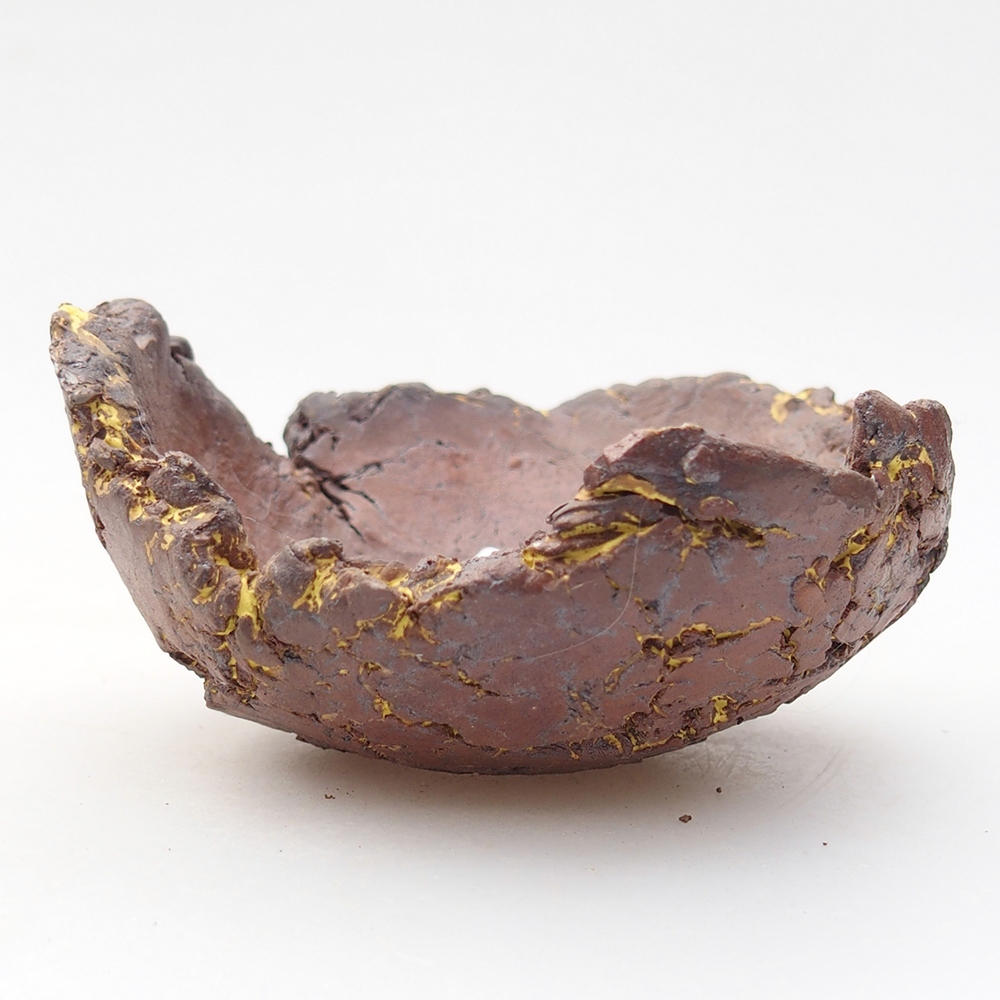 Keramikschale 9 x 9 x 5 cm , gelb