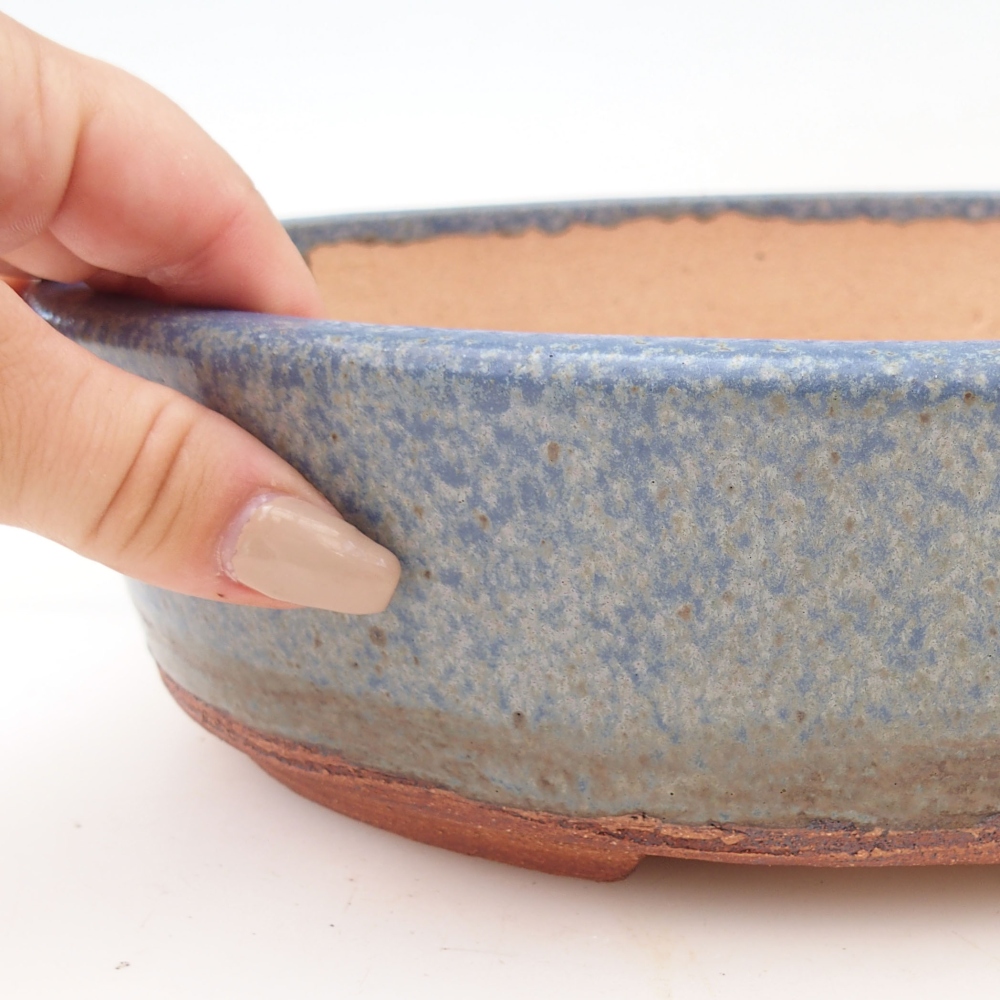 Bonsaischale 25,5 x 19,5 x 7 cm , Farbe blau