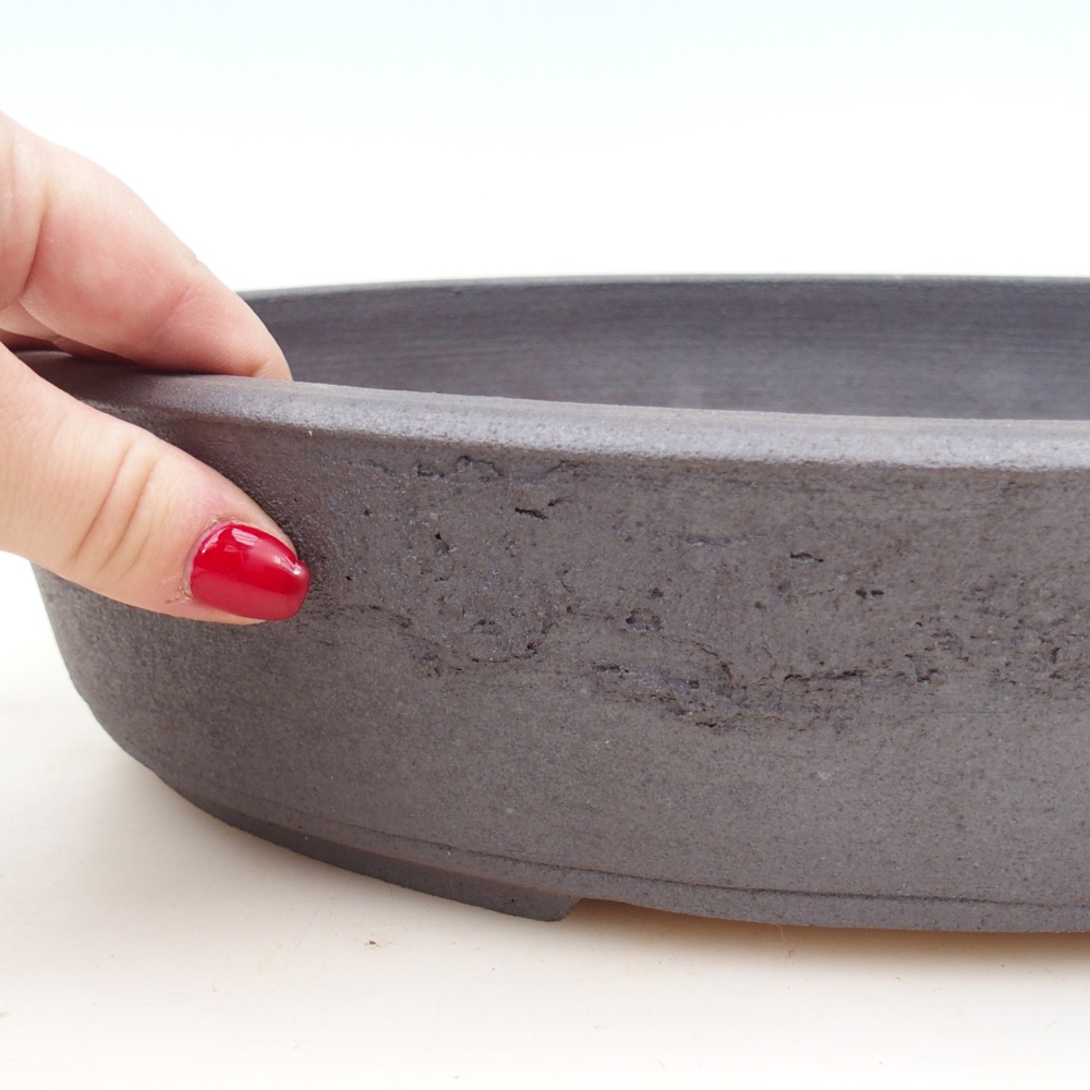 Bonsaischale 32,5 x 25,5 x 7 cm , Farbe braun