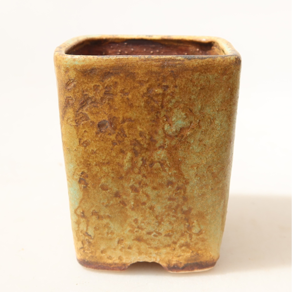 Bonsaischale aus Keramik 5 x 5 x 6,5 cm, grün