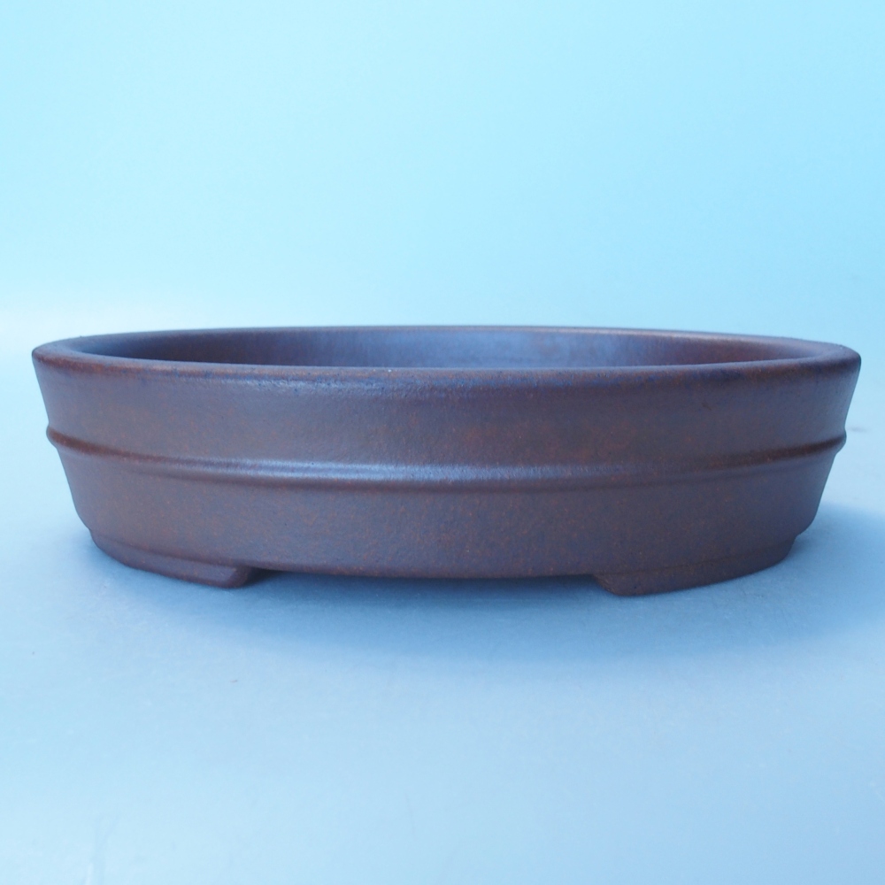 Schale 20,5 x 17 x 5 cm braun