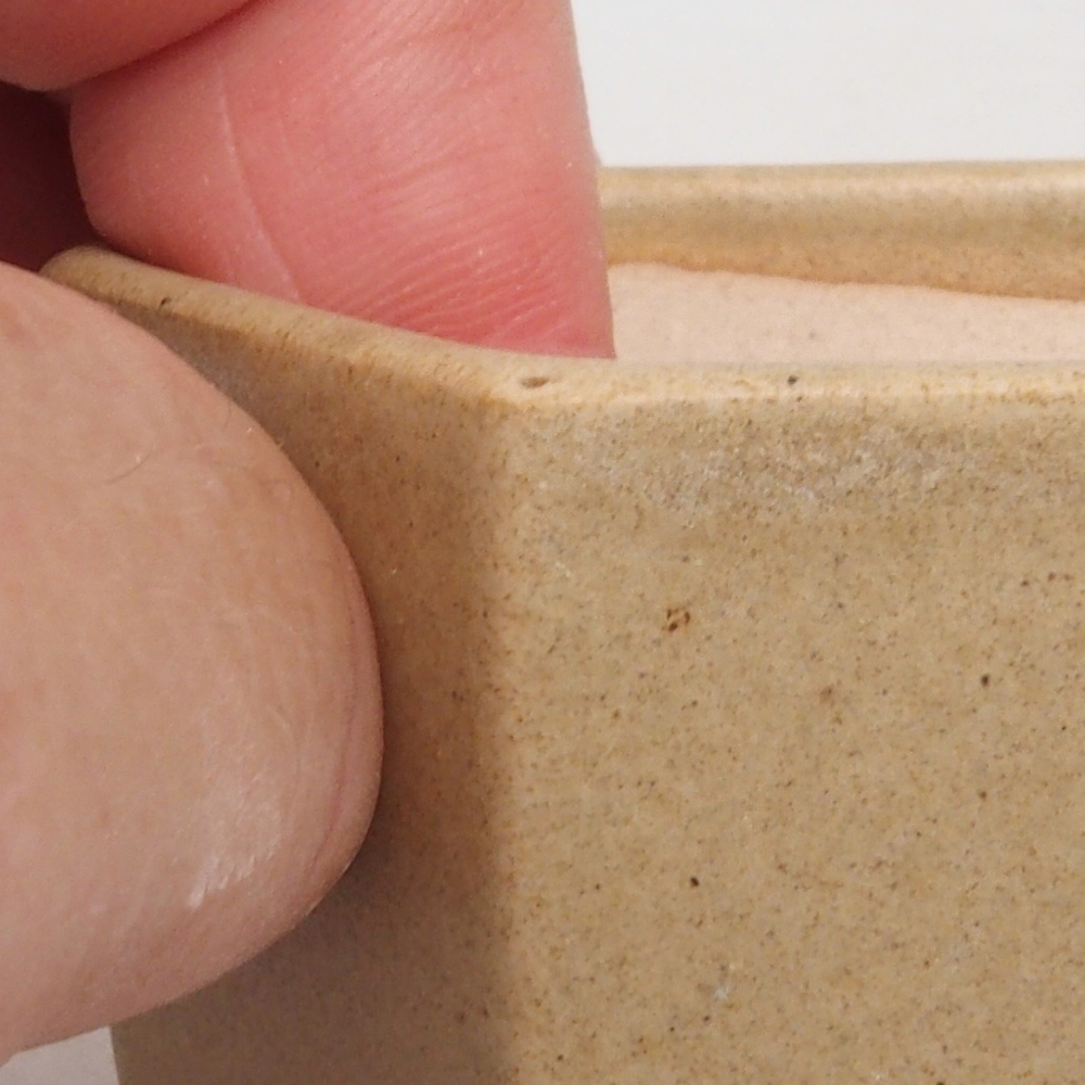 Mini-Bonsaischale 7 x 5,5 x 4,5  cm, Farbe braun