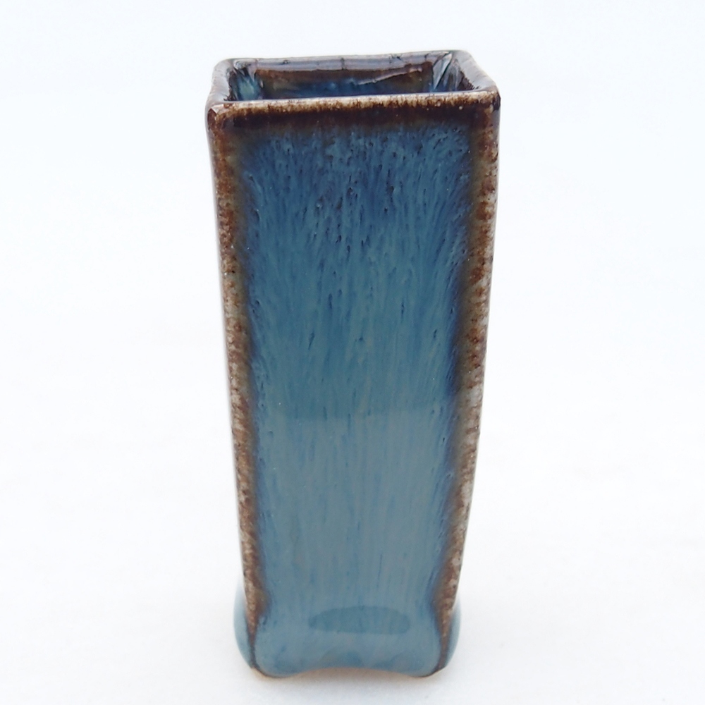 Mini-Bonsaischale 2 x 2 x 5 cm, blau