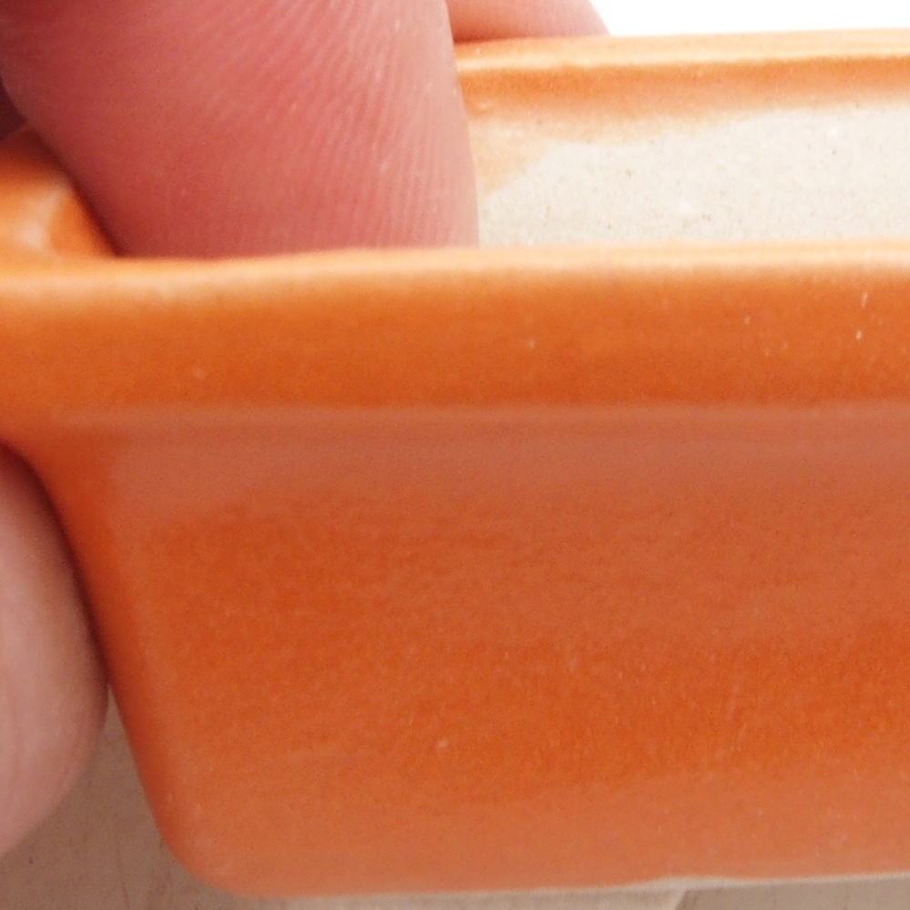 Mini aus Keramik, 6 x 4 x 2,5 cm, orange