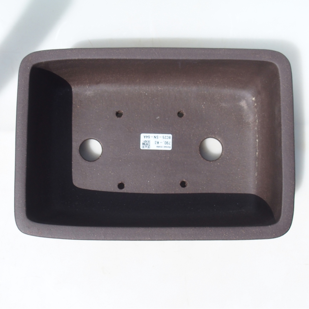 Schale 31,5 x 22 x 10,5 cm braun
