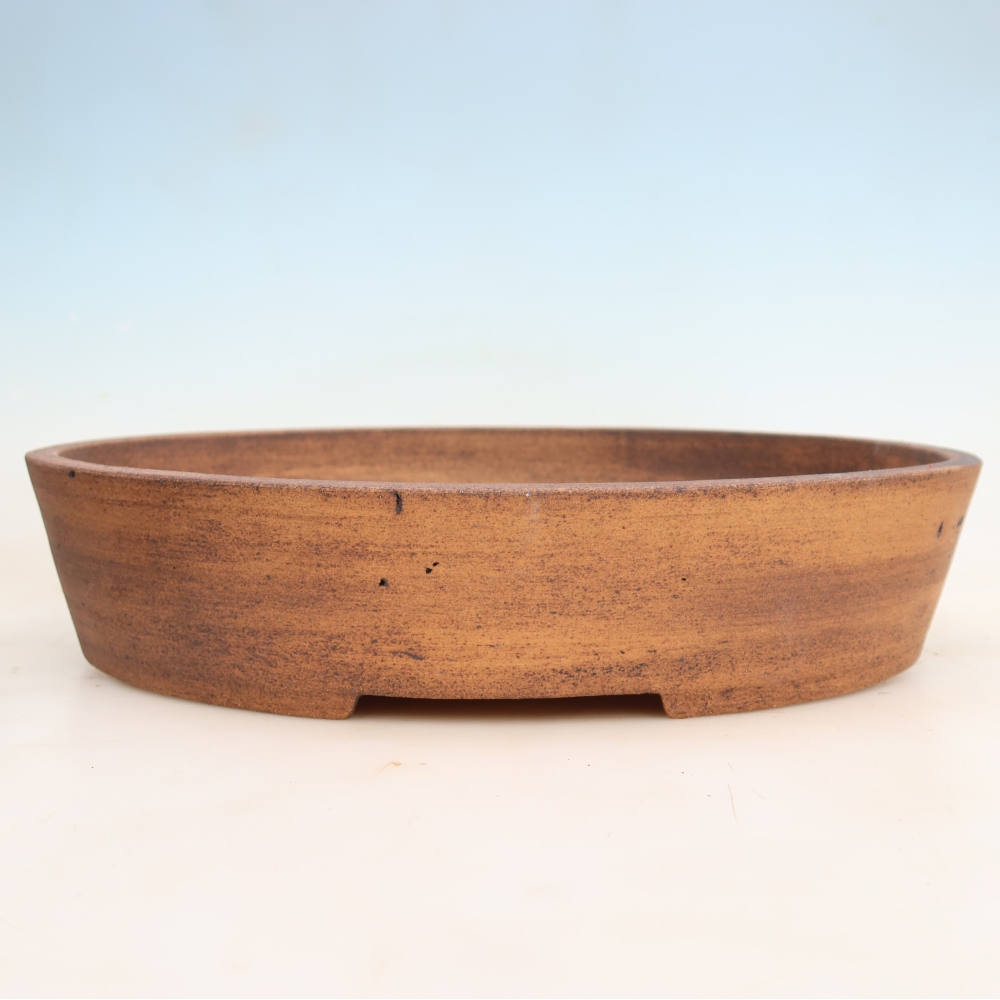 Keramik-Bonsai-Schale 38 x 30,5 x 7,5 cm, Farbe: braun