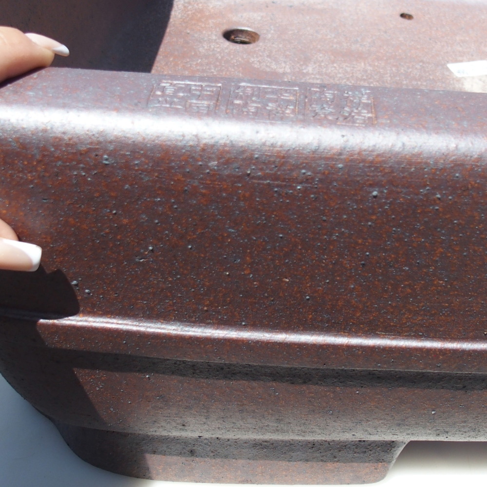 Schale 71 x 58 x 21 cm braun - NUR PERSÖNLICHE ABHOLUNG ODER PALLETTENVERKEHR