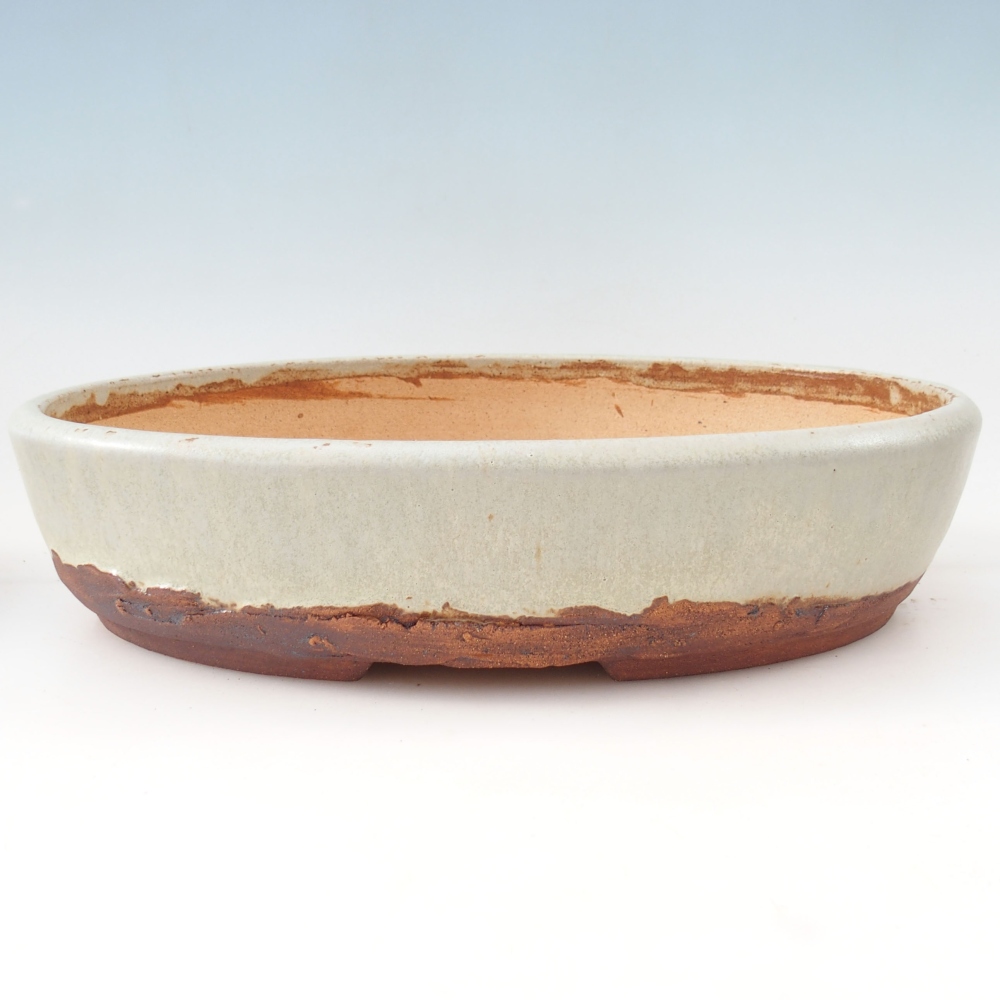 Bonsaischale 33 x 25 x 7,5cm , Farbe beige