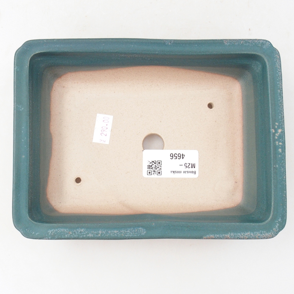 Keramik-Bonsaischale 17,5 x 13 x 4 cm, Farbe blau