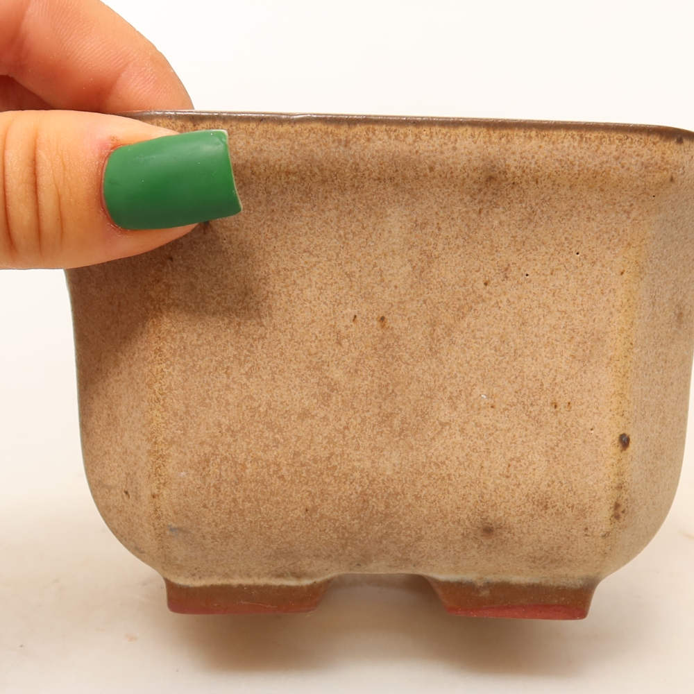 Keramikschale  11,5 x 11,5 x 7 cm, Farbe: Beige