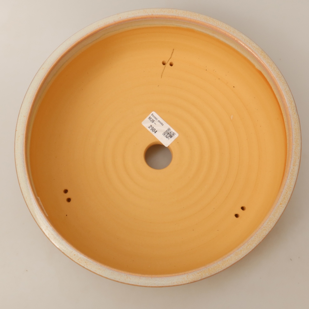 Keramik-Bonsai-Schale, 28 x 28 x 8 cm, Farbe: Beige