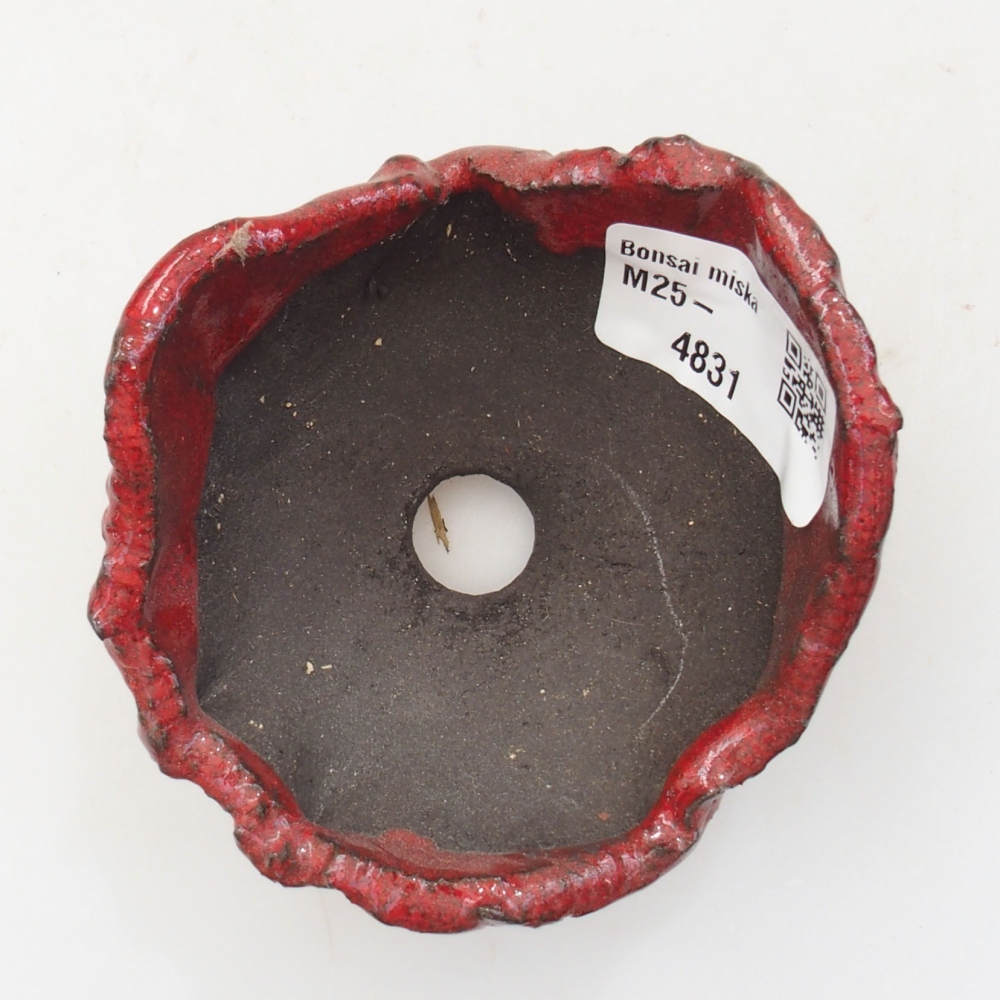 Keramikschale 8 x 7,5 x 5 cm, Farbe rot