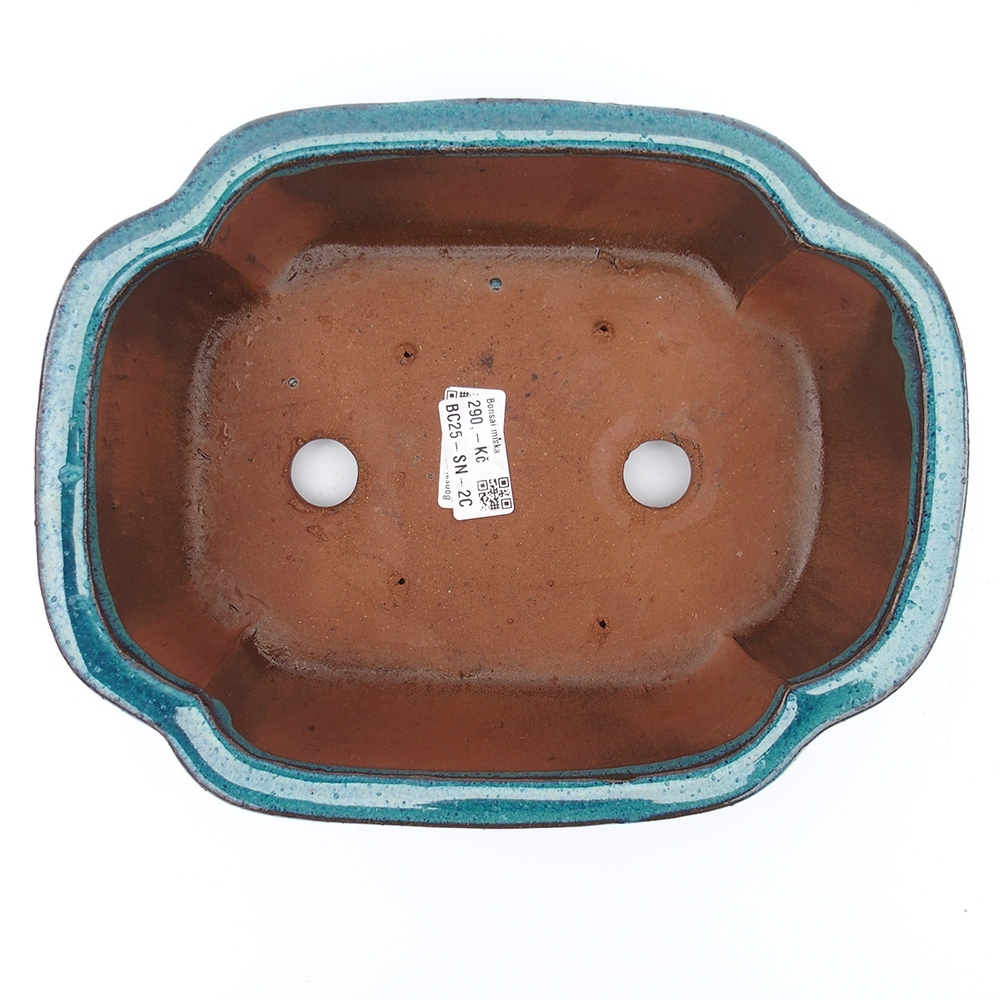 Schale 26 x 20 x 8,5 cm blau-grün