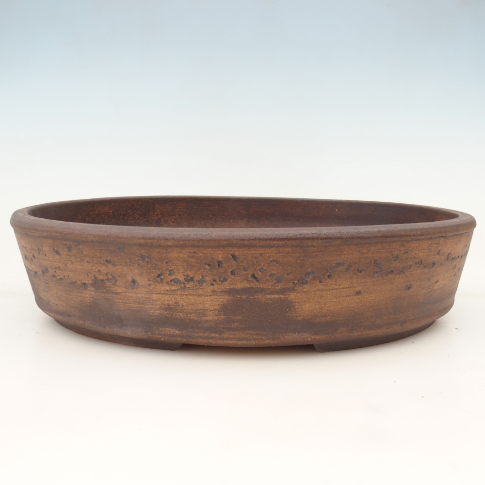 Bonsaischale 38 x 31 x 9 cm , Farbe braun