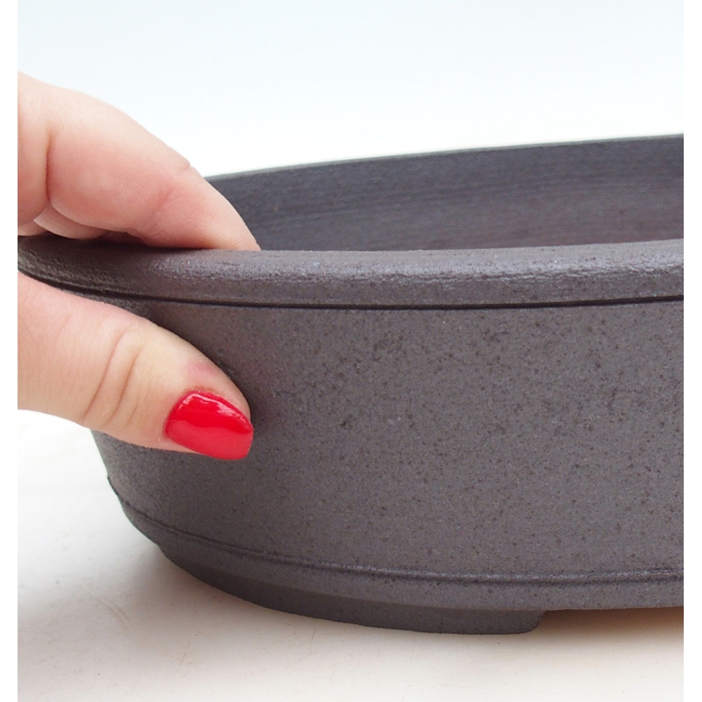 Bonsaischale 32 x 25 x 7,5 cm , Farbe braun