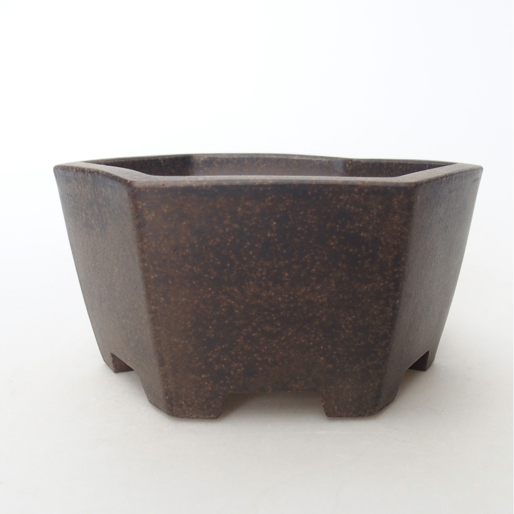 Schale 13 x 11,5 x 6 cm braun ocker