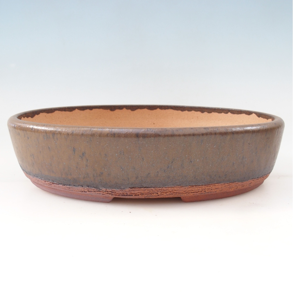 Bonsaischale 32 x 25 x 8 cm , Farbe braun