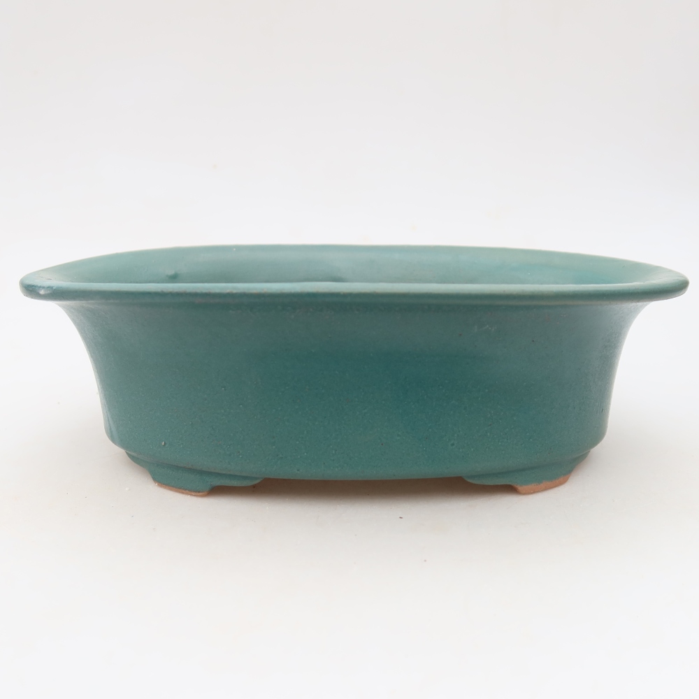 Keramik-Bonsai-Schale 22,5 x 17,5 x 6,5 cm, Farbe: Blau