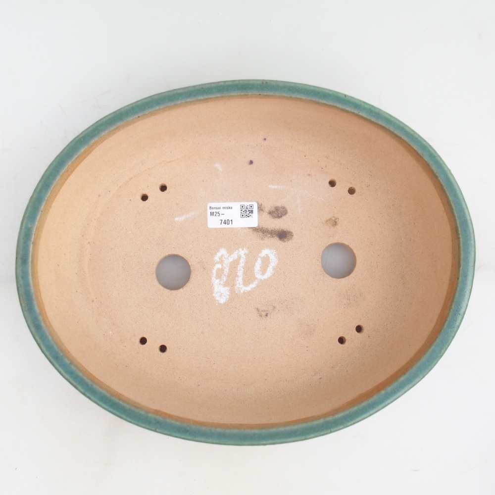 Bonsaischale 32,5 x 26 x 8,5 cm , Farbe grün