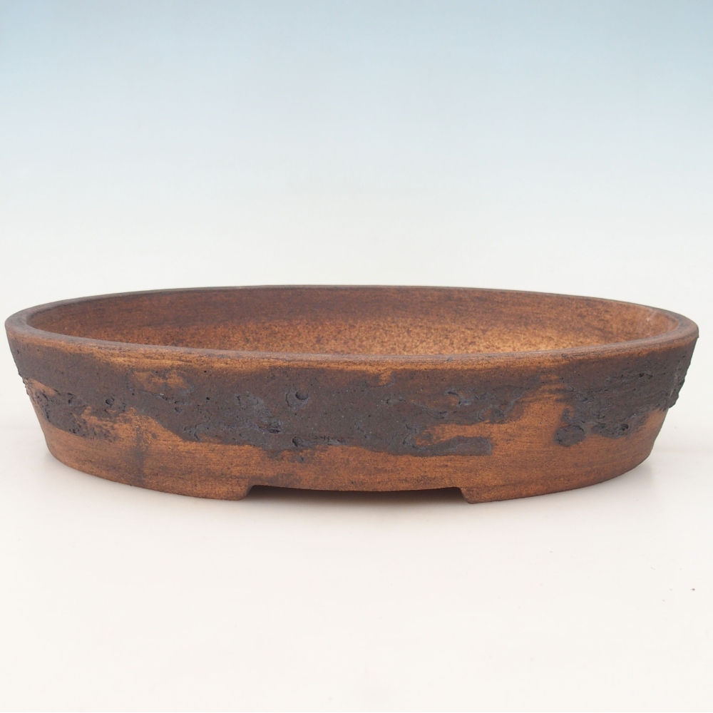 Bonsaischale 35 x 27 x 6 cm , Farbe braun