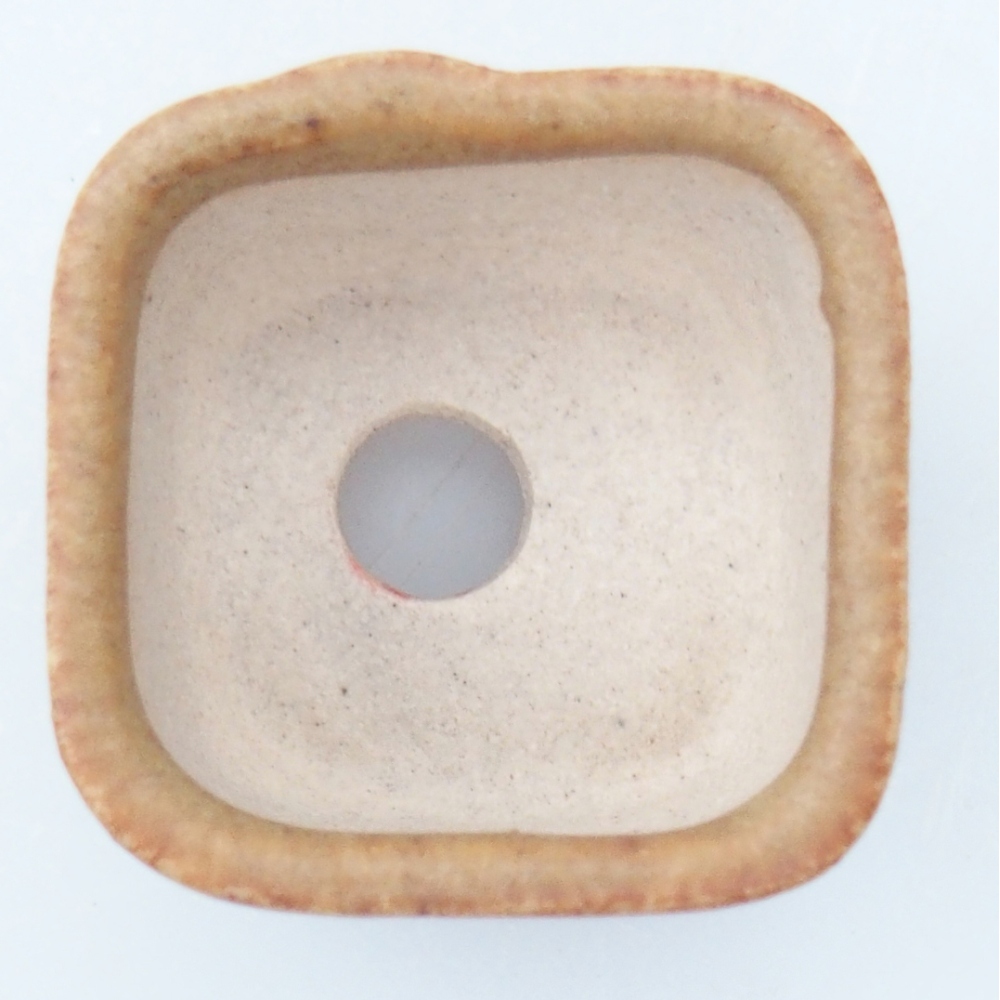 Mini-Bonsaischale 2,5 x 2,5 x 1,5 cm, braun