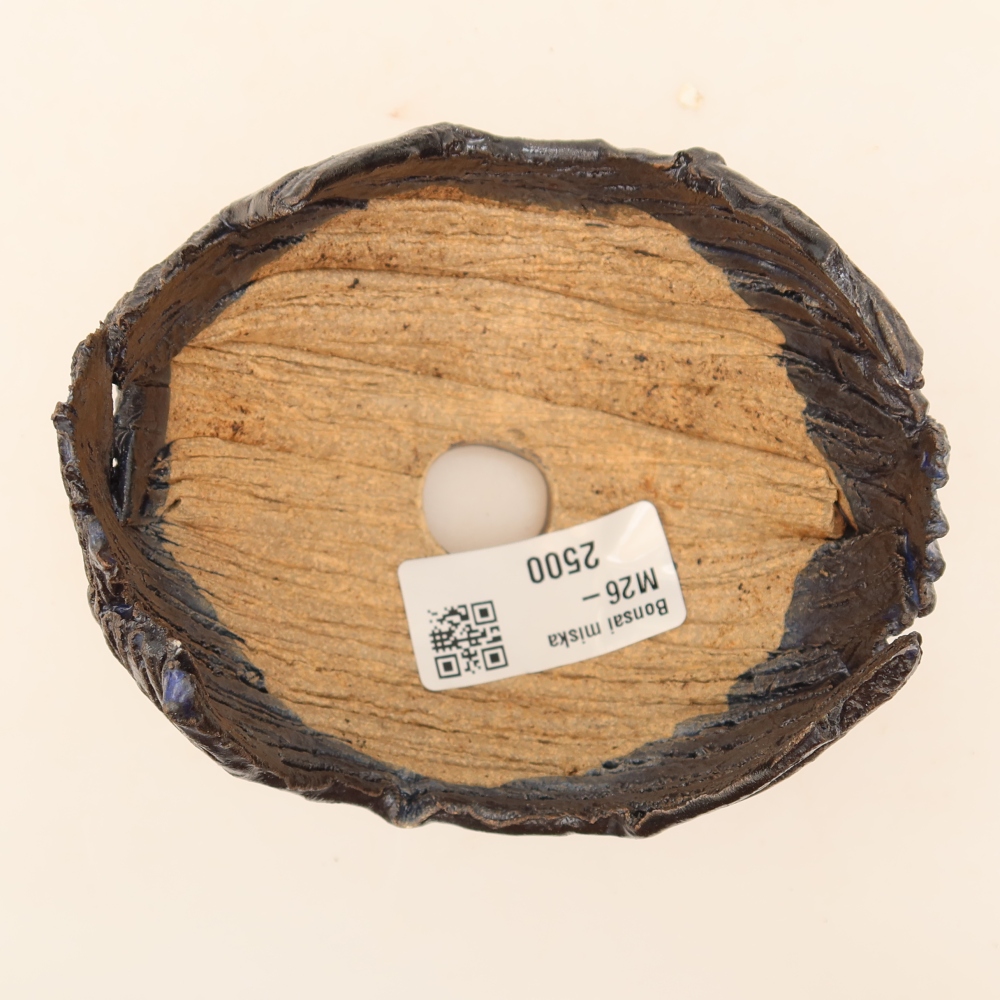 Keramikschale  10 x 9 x 7,5 cm, Farbe: Schwarzblau