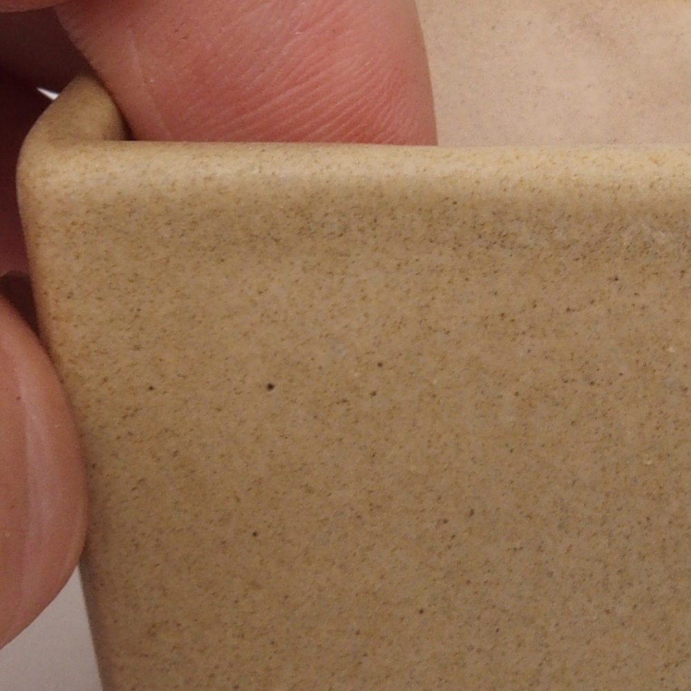 Mini-Bonsaischale 5 x 5 x 5  cm, Farbe braun