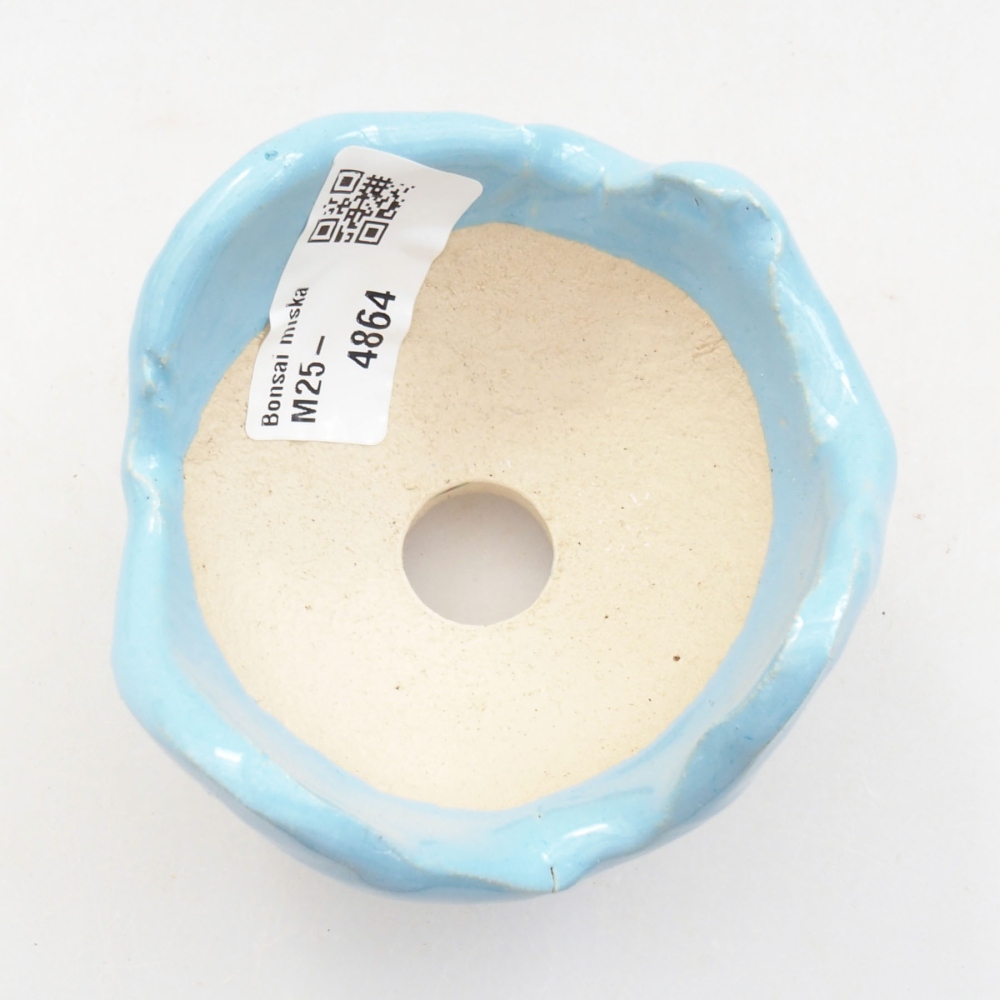 Keramikschale 7 x 7 x 6 cm, Farbe blau