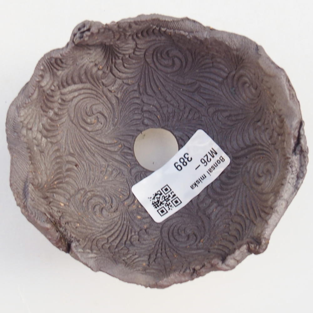 Keramikschale 10 x 9 x 7 cm , Metallic-Farbe