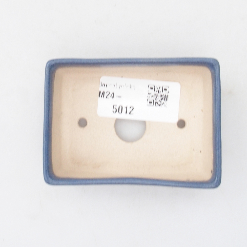 Mini-Bonsaischale 8 x 5,5 x 2,5 cm, Farbe blau