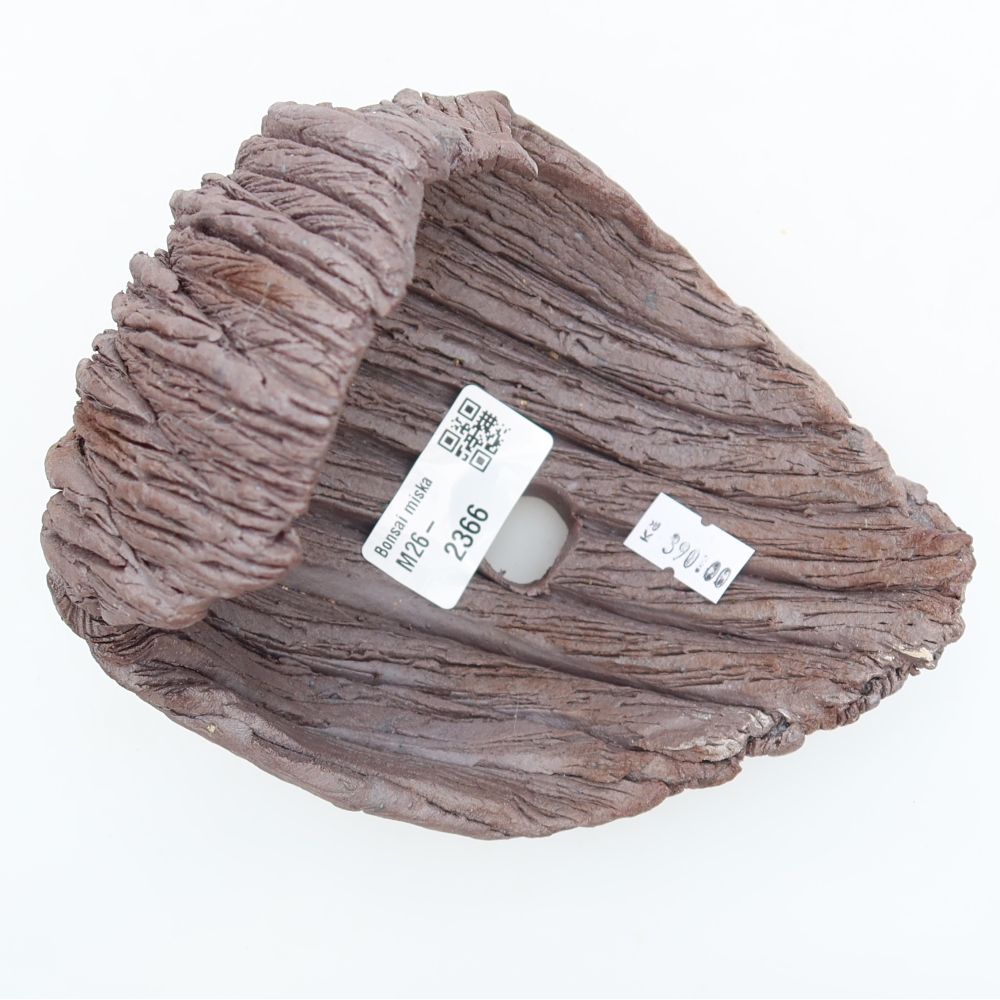 Keramikschale  13,5 x 12,5 x 14 cm, Farbe: braun