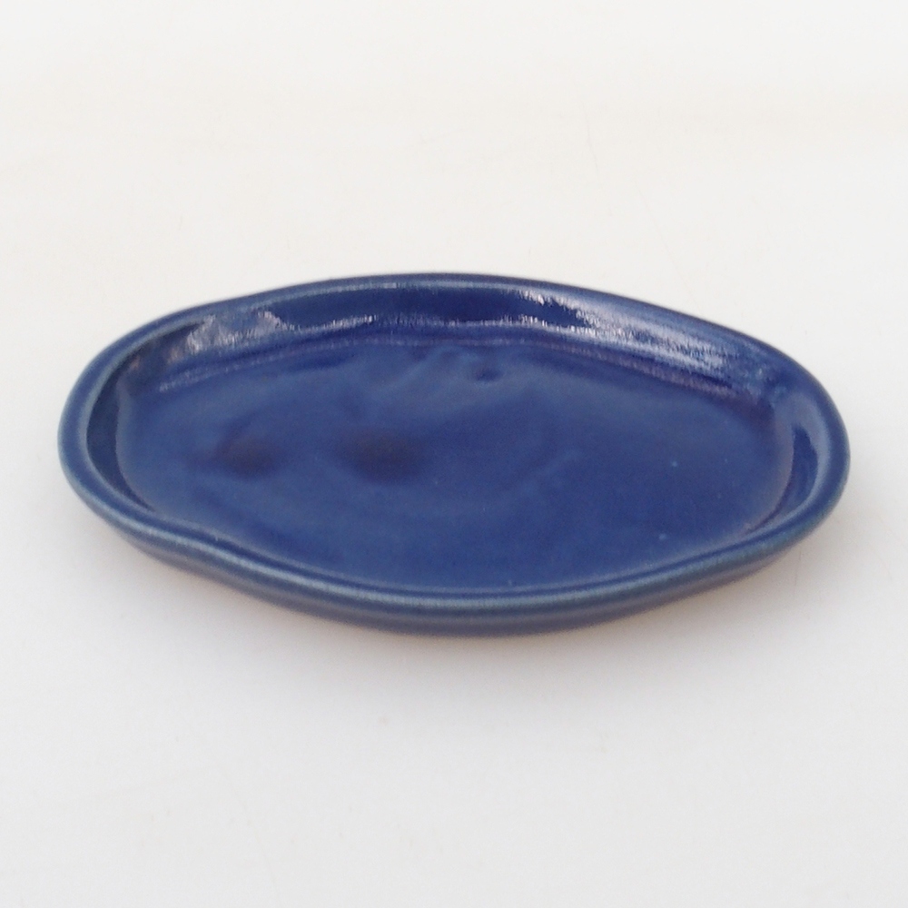 Keramikschale H05 - 11 x 8,5 x 1 cm - blau