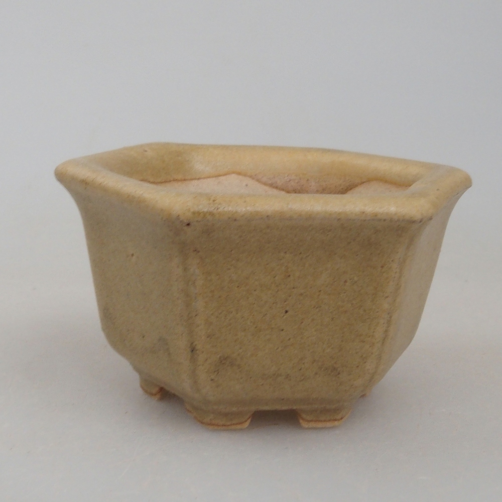 Mini-Bonsaischale 5 x 4,5 x 3  cm, Farbe braun