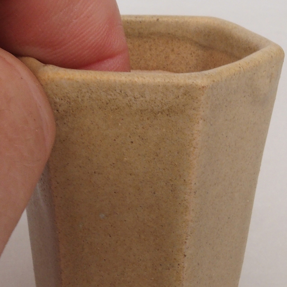 Mini-Bonsaischale 4 x 3,5 x 5,5  cm, Farbe braun