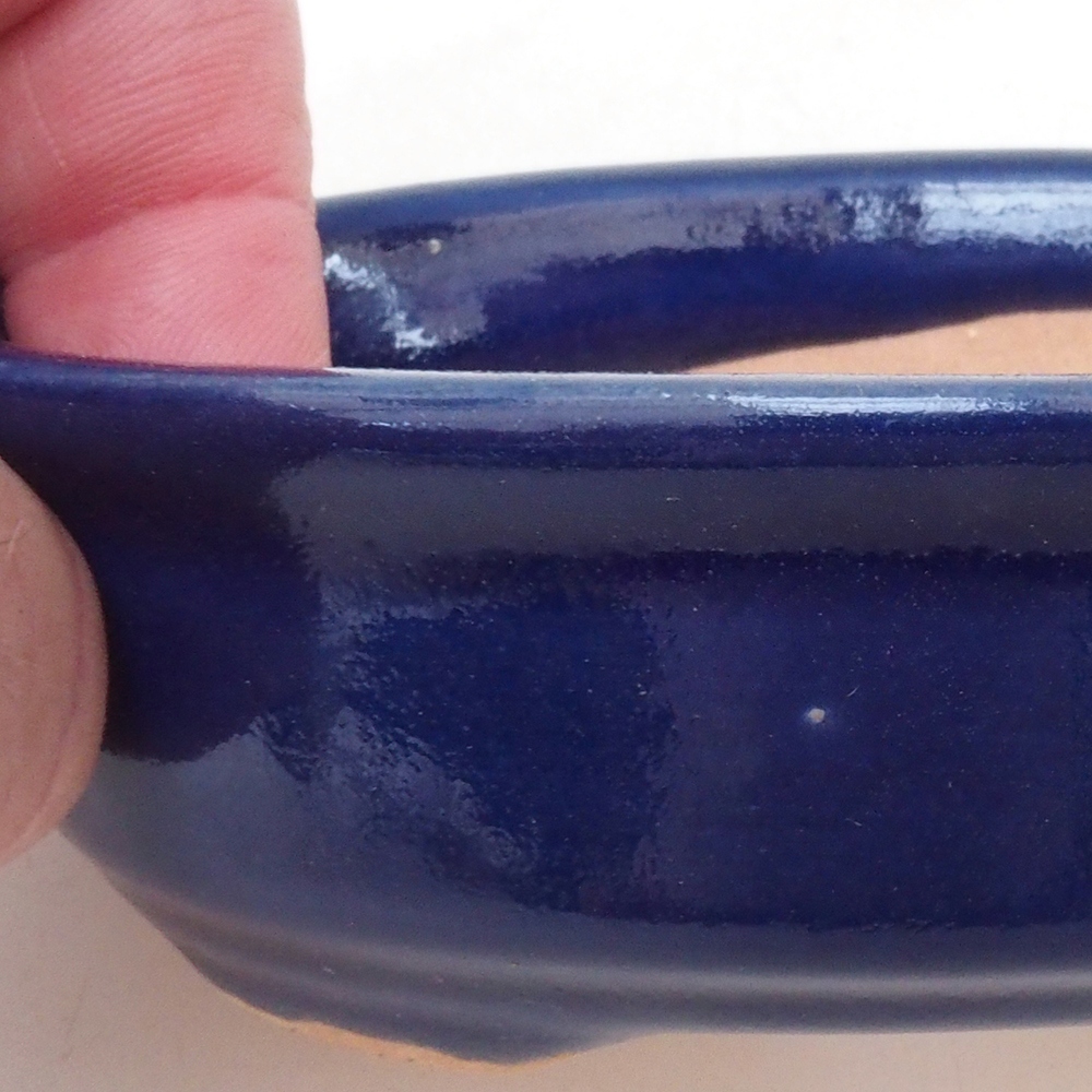 Bonsai-Schale H04 – 10,5 x 7,5 x 3 cm – blau
