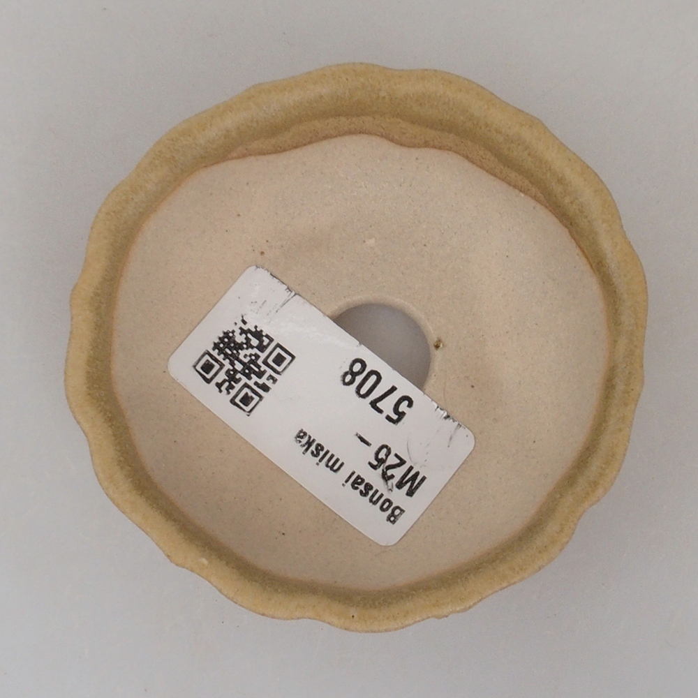 Mini-Bonsaischale 7 x 7 x 2  cm, Farbe braun