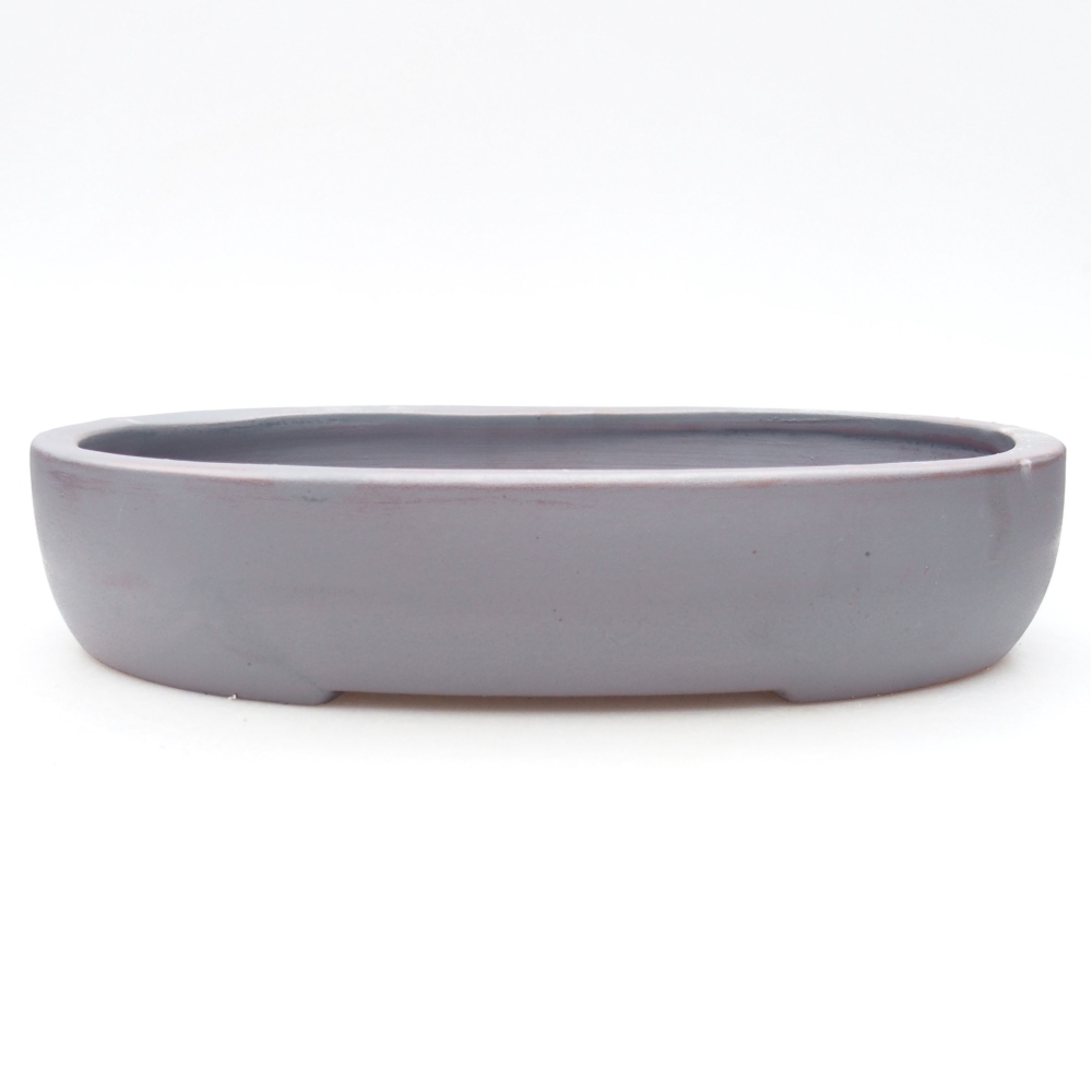 Keramik-Bonsaischale 26,5 x 21 x 5,5 cm, Farbe metallische