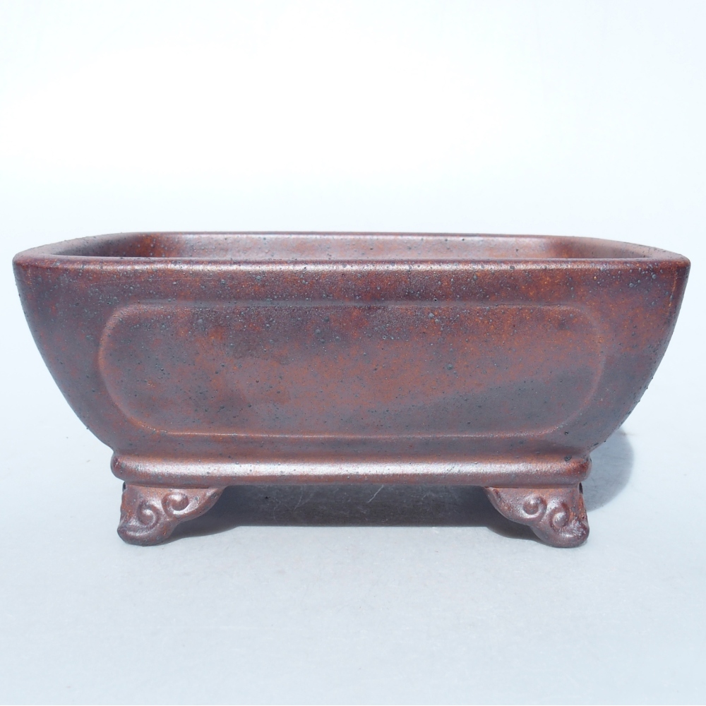 Schale 20 x 16,5 x 8,5 cm braun