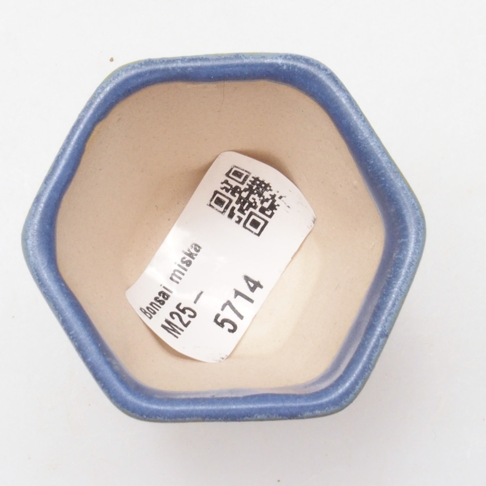 Mini-Bonsaischale 5 x 5 x 5 cm, Farbe blau