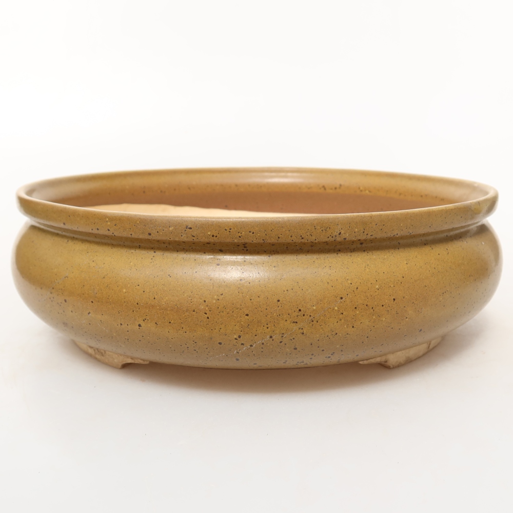 Keramikschale  24 x 24 x 7,5 cm, Farbe: braun