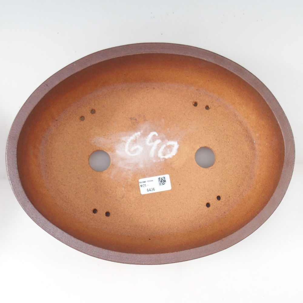 Bonsaischale 34 x 26 x 8 cm , Farbe braun