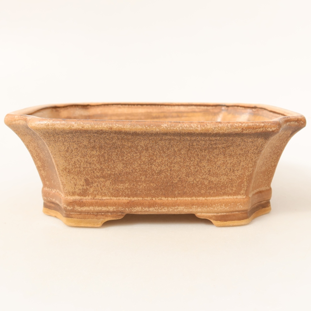 Keramik-Bonsai-Schale 18 x 15 x 6 cm, Farbe: Rosa