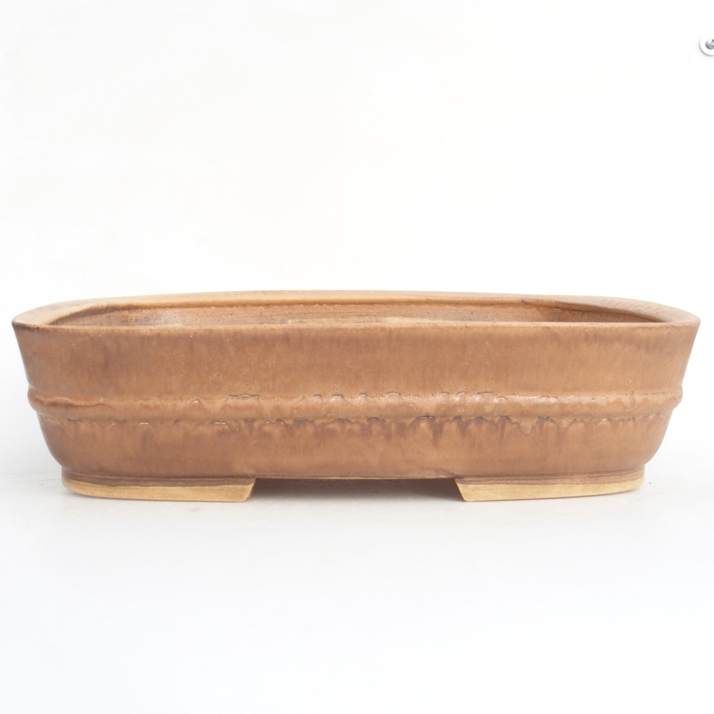 Bonsaischale aus Keramik 29,5 x 24 x 7 cm, rosa