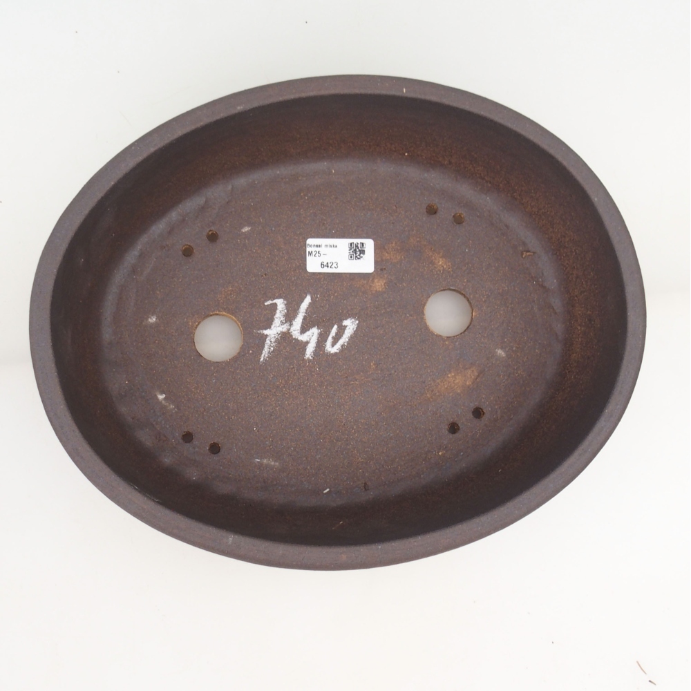 Bonsaischale 32 x 26 x 9 cm , Farbe braun