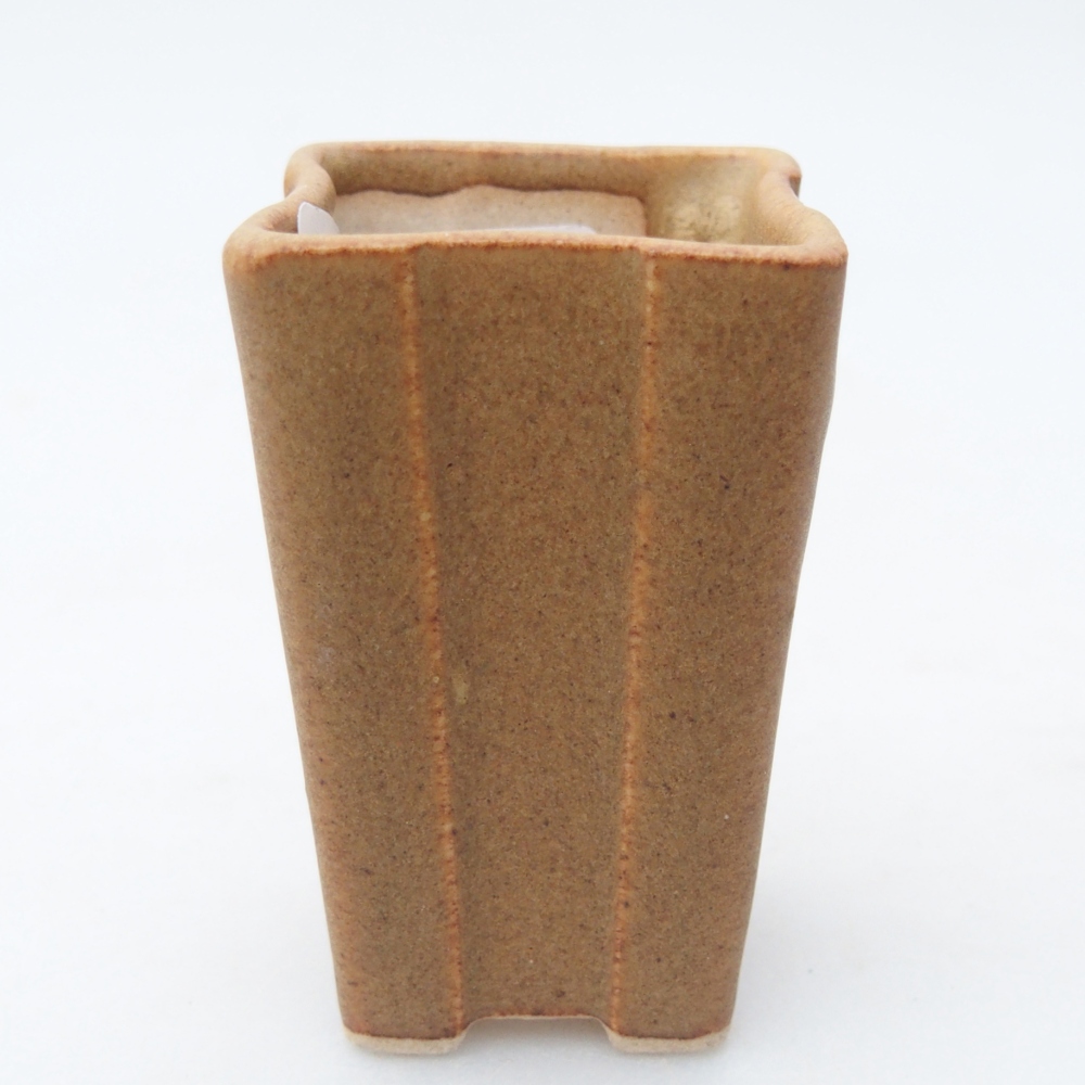 Mini-Bonsaischale 3,5 x 3,5 x 5,5 cm, braun