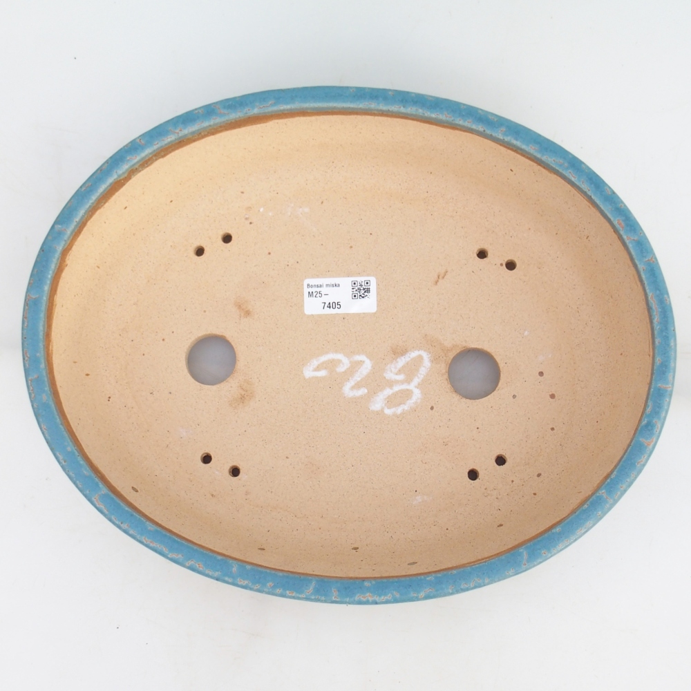 Bonsaischale 32,5 x 26 x 8,5 cm , Farbe blau